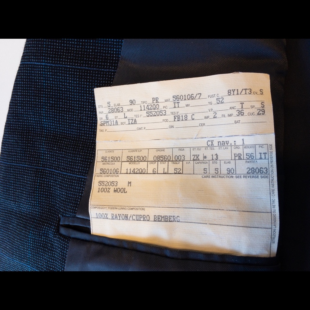 💼 👔 Ermenegildo Zegna Blazer EU SZ 52 L/US 42 L - Picture 6 of 6